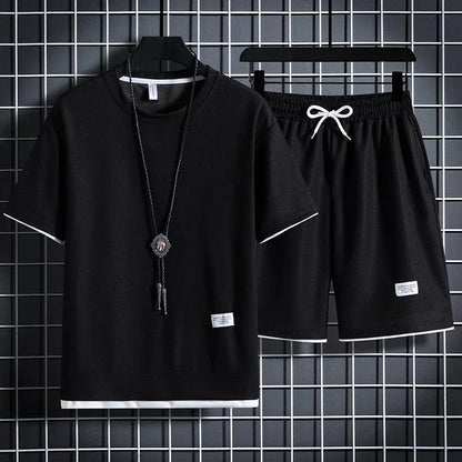 Men's Waffle Casual Summer Tracksuit